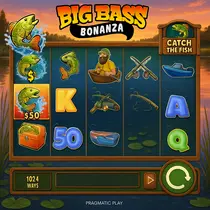 RoostersBet - Big Bass Bonanza Slot Game - Pragmatic Play
