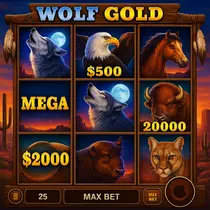 RoostersBet - Wolf Gold Slot Game - Pragmatic Play